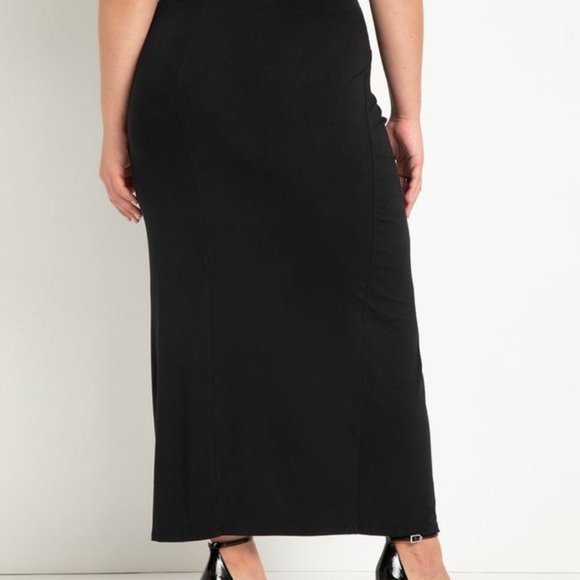 Size 26 Eloquii Twist Front Knot Skirt - Picture 4 of 5